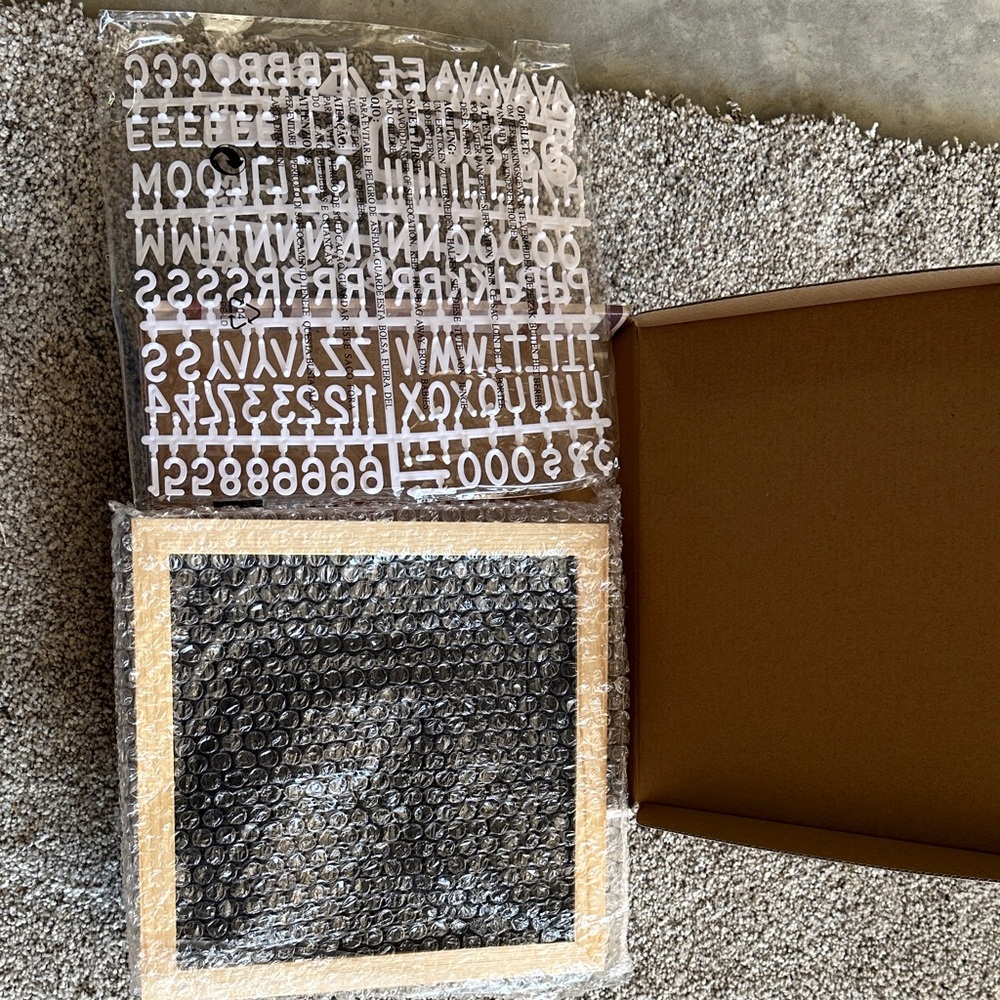 Felt Message Board - Multicolor - Picture 4 of 5